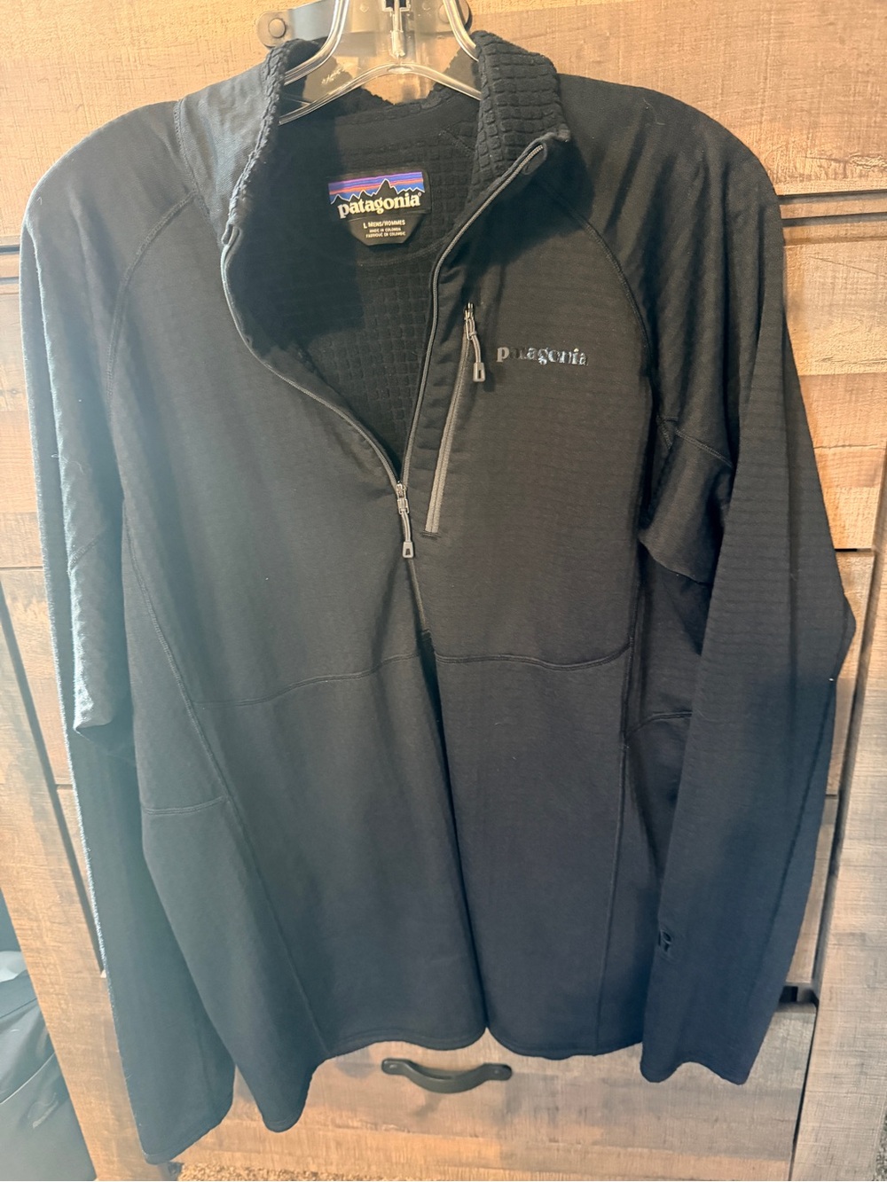 Patagonia Black Half-Zip Performance Pullover
